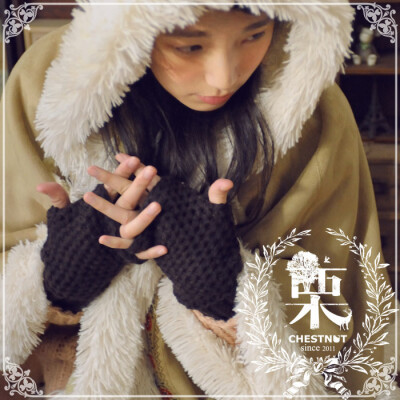 森系原单羊毛手套。一双暖和的手套让整个冬天都更加暖和。