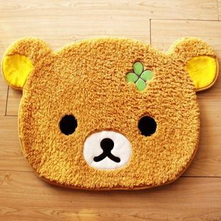 Rilakkuma轻松熊绒面居家地垫