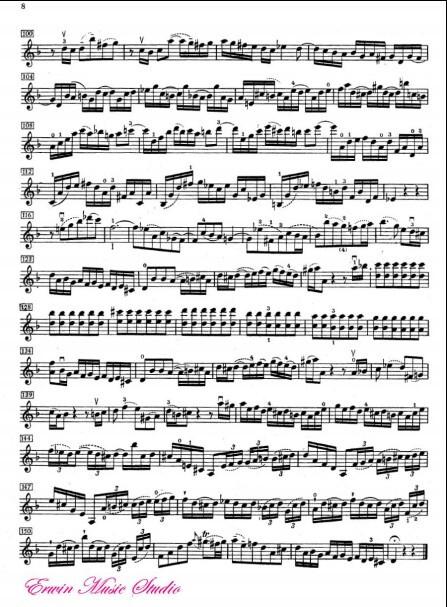 Violin I Johann Sebastian Bach, Concerto in D Minor 2 Violins BWV 1043