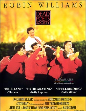 死亡诗社 Dead Poets Society (1989)春风化雨 | 暴雨骄阳 | 壮志骄阳导演：彼得·威尔 主演：罗伯特·肖恩·莱纳德 伊桑·霍克 罗宾·威廉斯 ...
<br />一群受传统教育的学生和一位反传统教育的老师之间有什么…