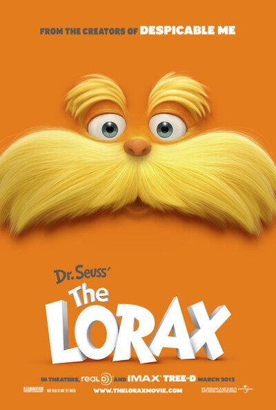 mi。Dr. Seuss' The Lorax。美国版。