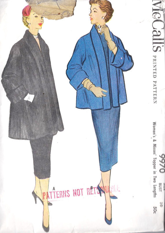 20世纪50年代的时尚插画