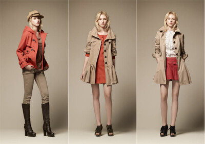 永不褪色的经典英伦风 BURBERRY Blue Label 2011年秋冬 LookBook