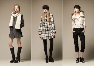 永不褪色的经典英伦风 BURBERRY Blue Label 2011年秋冬 LookBook