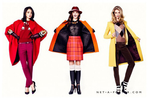 可爱斗篷的多彩秋冬 Winter In A Flash by Net-A-Porter