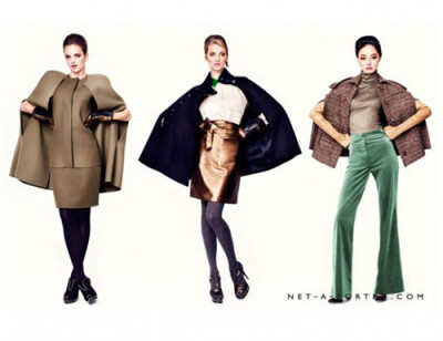 可爱斗篷的多彩秋冬 Winter In A Flash by Net-A-Porter