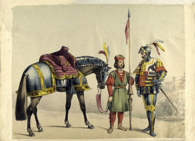 1530 贵族骑士和侍从