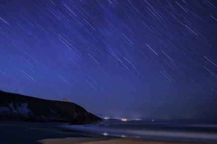 沙滩，城市，星空！