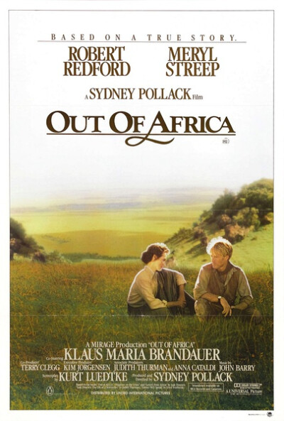 《走出非洲》 Out of Africa (1985)凯伦（梅丽尔·斯特里普 Meryl Streep 饰）是一个爱慕虚荣的富家女，为了得到一个男爵夫人的称号她离开故土丹麦远嫁东非肯尼亚，然而男爵夫人的称号并没有给凯伦带来美满的婚姻生活…