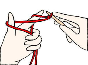 围巾编制--怎样起针与拿针--赶紧为心爱的人制作吧
