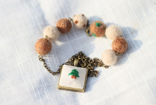 刺绣圣诞树°原创手作童趣圣诞项链、http://item.taobao.com/item.htm?id=13326193498&_u=kbn9dua38d9