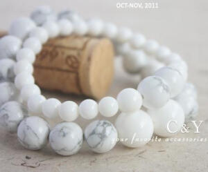 北欧恋人°原创设计简洁白松石砗磲情侣手链、http://item.taobao.com/item.htm?id=13805556740&_u=kbn9dua3658