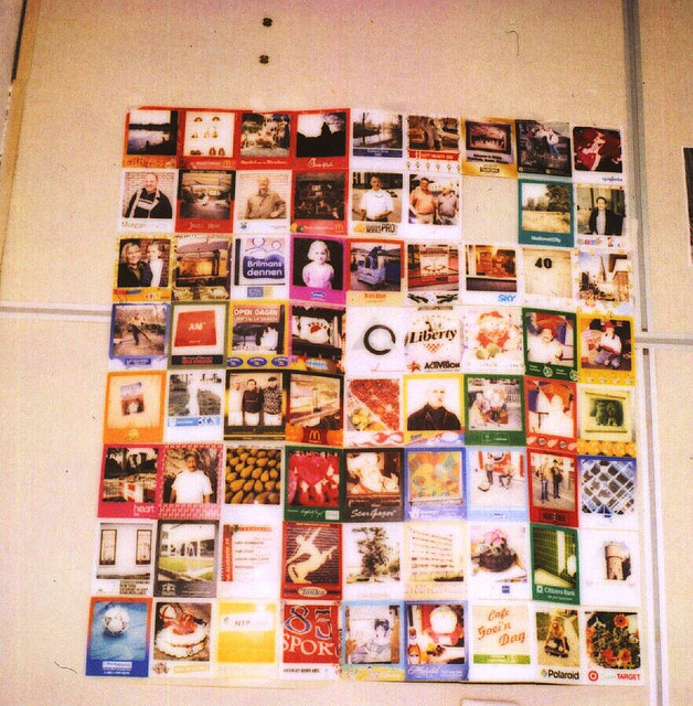 pola wall with advertising frames