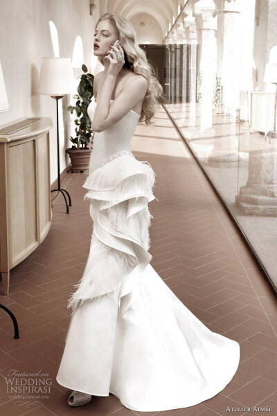 #浪漫婚纱季之十一# 傲慢与偏见：Atelier Aimée 2012 Red Carpet Brides collection