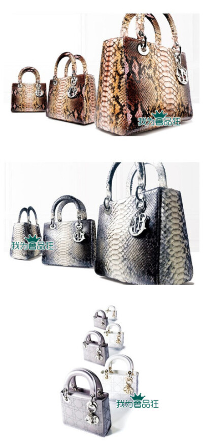 Lady Dior 手提袋系列。
