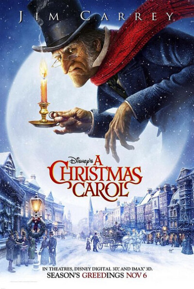 【圣诞颂歌 A Christmas Carol 】从开头的阴郁黑暗，到中间的魔幻离奇，再到最后的温馨快乐，你会发现你的心和我们的主角守财奴先生一样被治愈了。