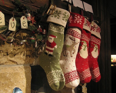 充满圣诞味道的袜纸