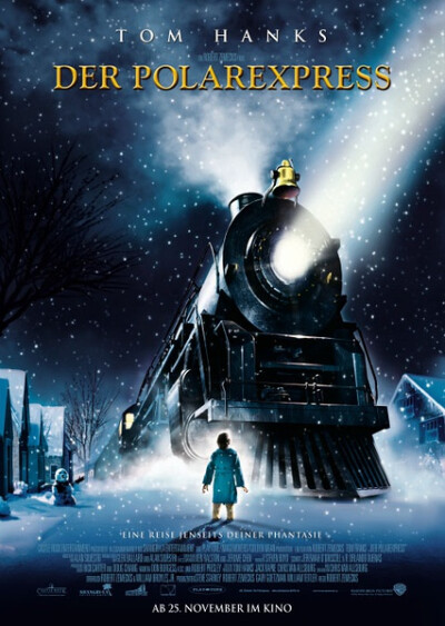 极地特快 The Polar Express 很棒的动画，归功于汤姆·汉克斯。