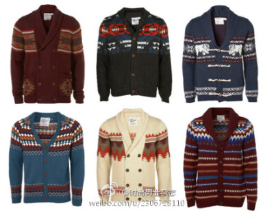 ▲ 时尚单品 ▽ TOPMAN A/W 2011 Cardigans