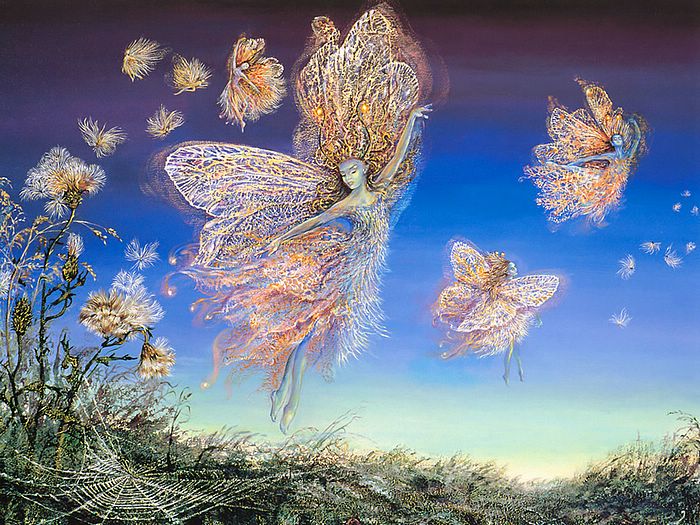 Josephine Wall - Gossamer and Thistledown