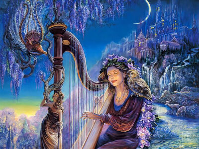 Josephine Wall - Minerva`s Melody