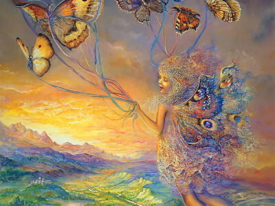 Josephine Wall - Up and Away