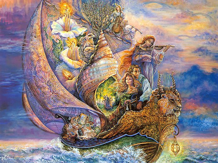 Josephine Wall - Voyage to Murrlis Sea