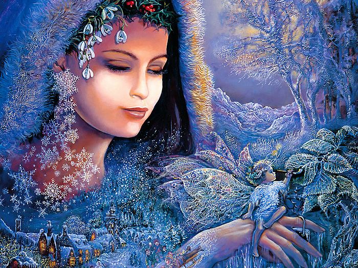 Josephine Wall-Spirit of Winter