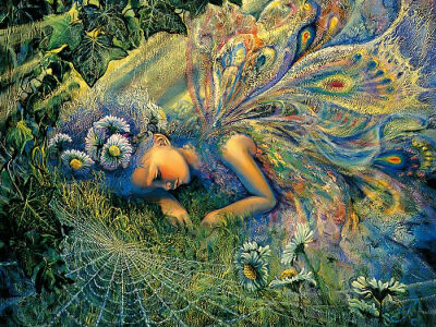 Josephine Wall - Caught by a Sunbeam