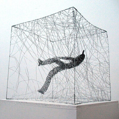 Barbara Licha的铁丝艺术