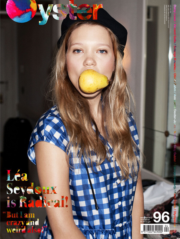 Lea Seydoux for Oyster 2011年冬季刊封面