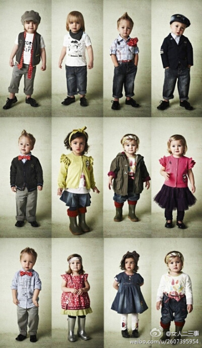 从小培养孩子的时尚感~