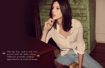 Ruby Aldridge 演绎 MiH Jeans 2012 lookbook, 伦敦牛仔的轻松.