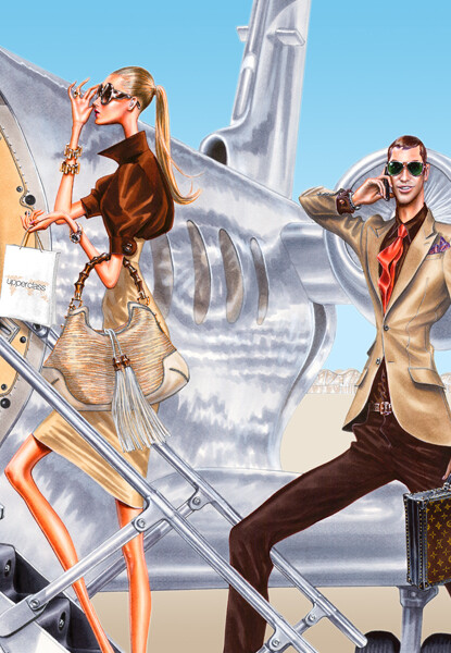 西班牙著名时装插画师Arturo Elena作品