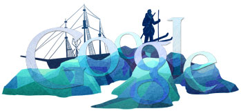 Fridtjof Nansen's 150th Birthday,Oct 10, 2011位置: Norway標記: Ship, Ski, Explorers, Ice