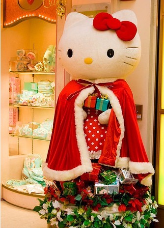 Hello kitty 也过节 卡哇伊