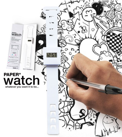 DIY paper watch