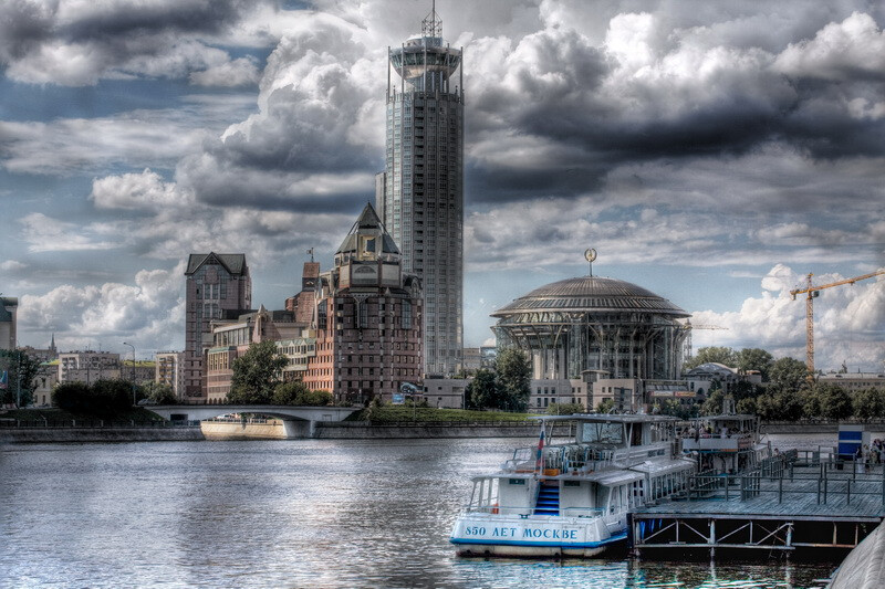 favourite view | houses, river, Moscow, wharf, embankment