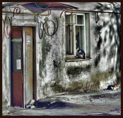 Interrupted date | rendering, houses, Moscow, color