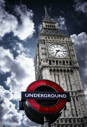 Underground | London, sky, desaturation