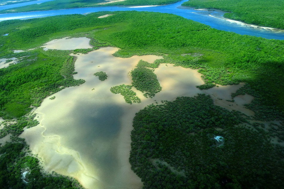 拉穆岛位于肯尼亚东海岸，是肯尼亚著名的世界文化遗产所在地。拉穆岛周边生长着世界罕见的大片红树林，有“海上森林”的美誉。红树林既是当地居民建造房屋的重要建筑用材，还具有防风防浪、保护堤岸的作用，此外还可以促淤造陆和扩大海岸。近年来，肯尼亚政府加大了对红树林的保护力度。