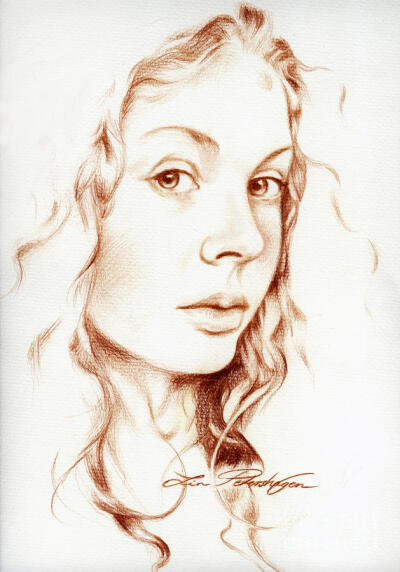 Lin Drawing by Lin Petershagen