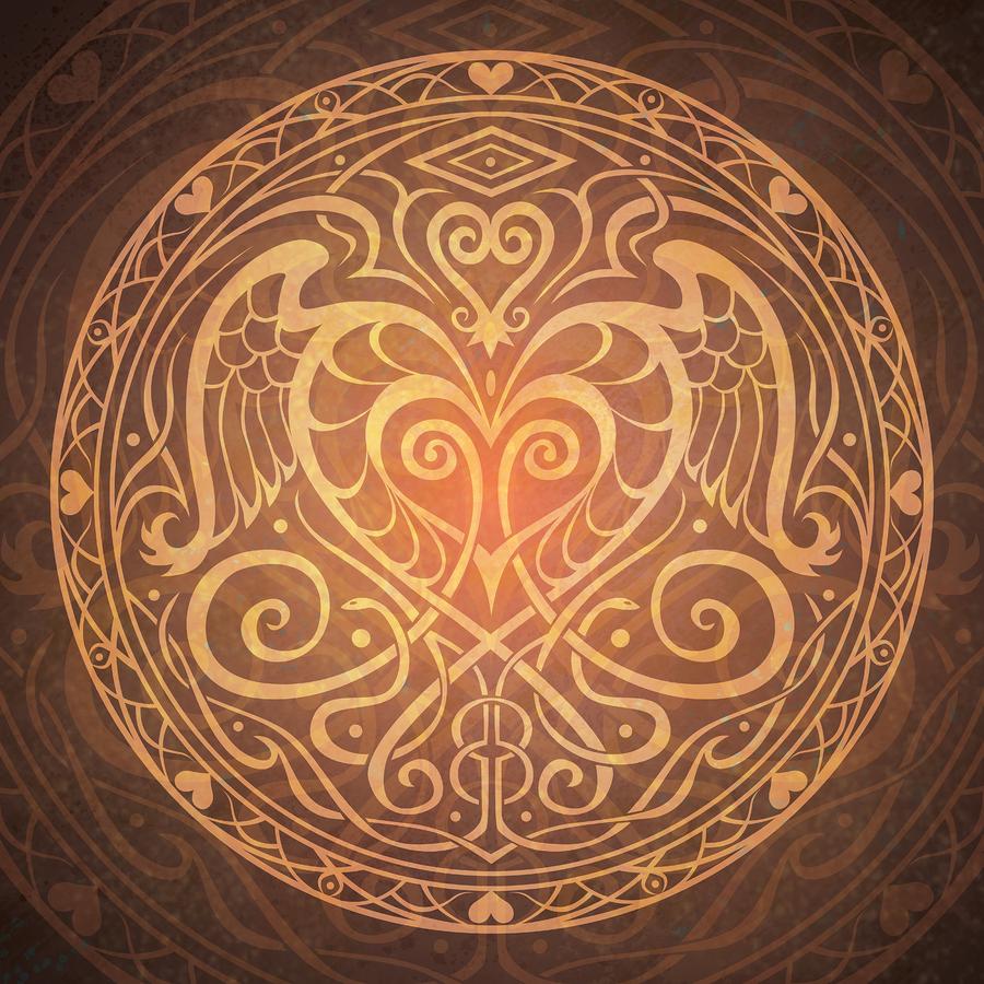 Heart of Wisdom Mandala Digital Art by Cristina McAllister