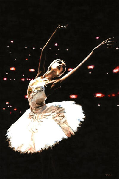 Prima Ballerina Painting by Richard Young