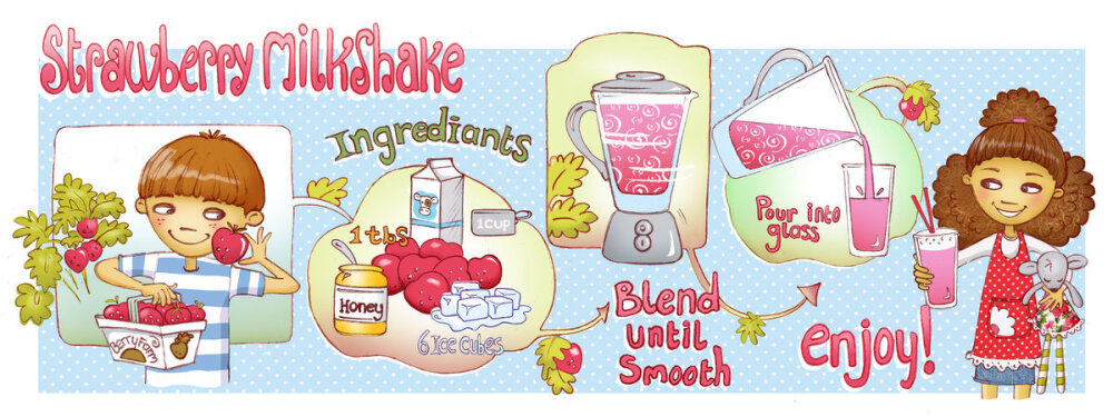 Strawberry Milkshake by Jo Taylor