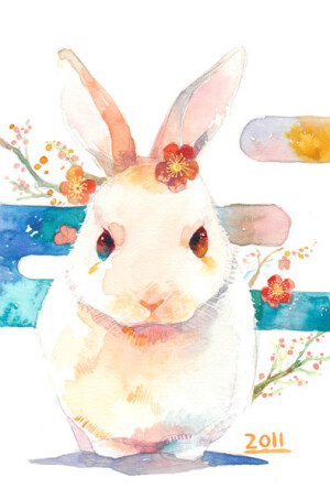 【画】 亲爱的小兔兔
