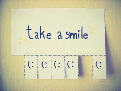 take a smile