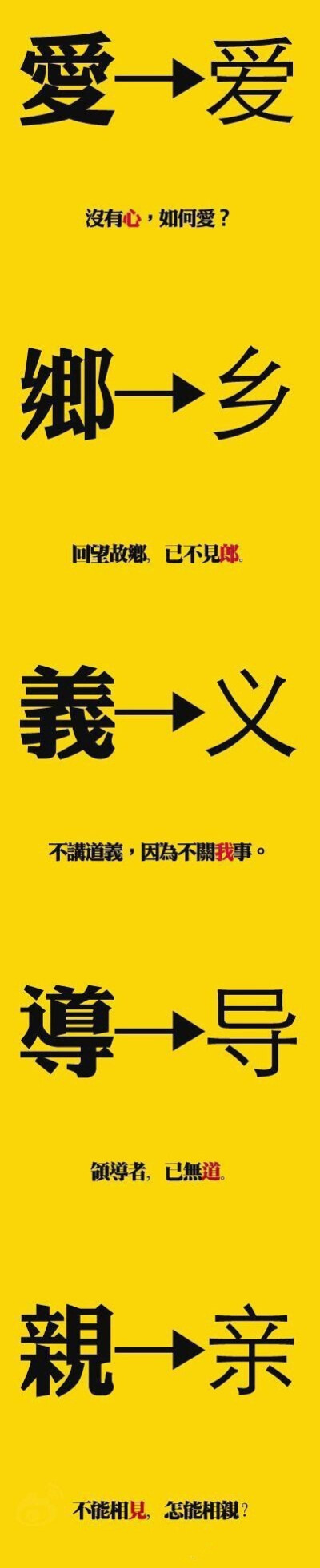 繁體字....