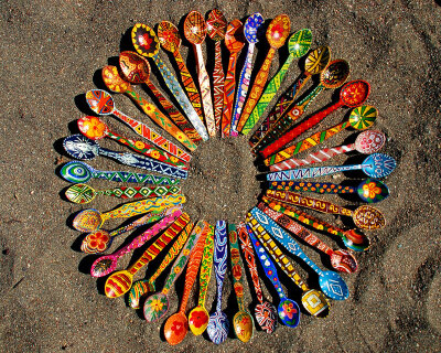 “太阳花”每一把勺都美的让人想哭！（点击有大图）