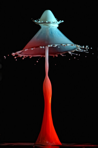 相撞的两个水滴 作者 markus reugels